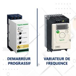 Dans quels cas utiliser un démarreur progressif ou un variateur de fréquence ?